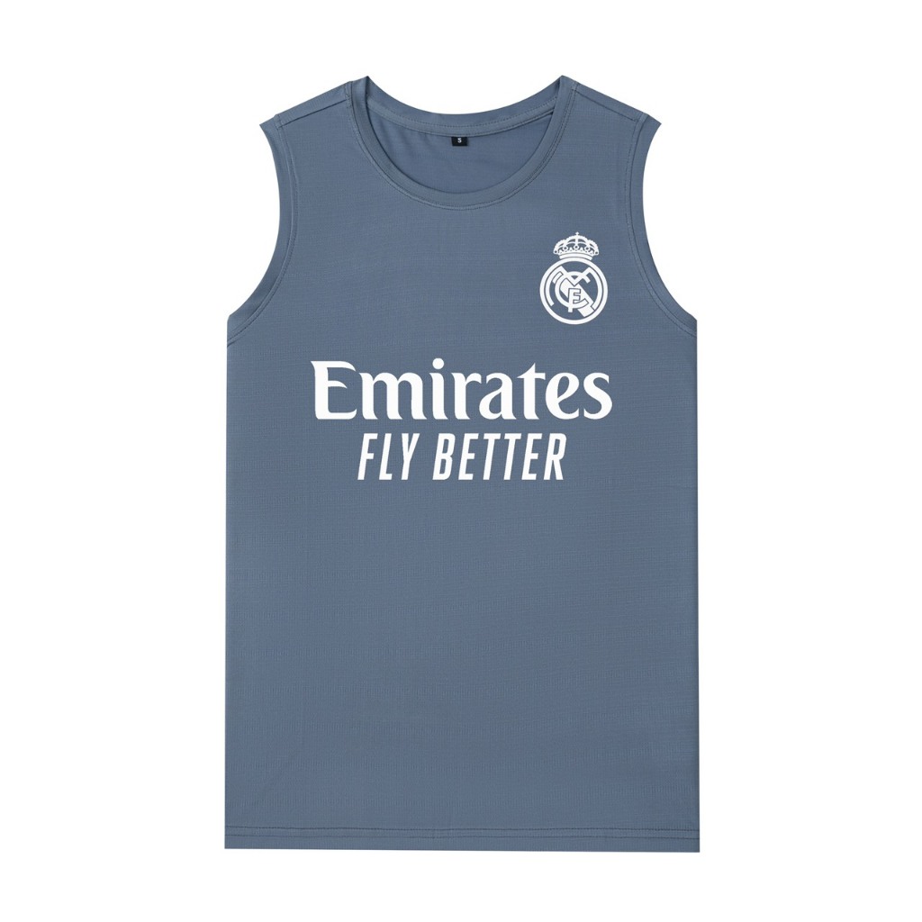 Áo Tập Traning CLB Real Madrid Thun Lạnh Thoáng Mát, Nhanh Khô, Năng Động