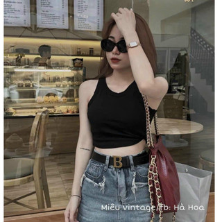Áo Bra Nữ Hai Dây Ba Lỗ Kèm Mút Ngực Co Giãn Freesize Từ 38 Đến 60kg