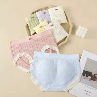 Set 10 Quần Lót Nữ Cotton, Đính Nơ Nhăn Gạo Siêu Xinh Viền Su Co Giãn 4 Chiều