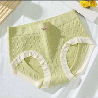 Set 10 Quần Lót Nữ Cotton, Đính Nơ Nhăn Gạo Siêu Xinh Viền Su Co Giãn 4 Chiều