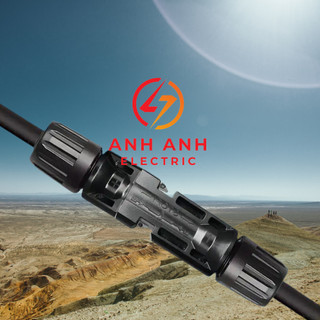 Ảnh 2 – Đầu nối MC4 1000V, jack kết nối MC4 1000V nối tấm pin năng lượng mặt trời (cặp đực + cái)
