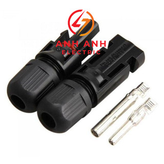 Ảnh 5 – Đầu nối MC4 1000V, jack kết nối MC4 1000V nối tấm pin năng lượng mặt trời (cặp đực + cái)