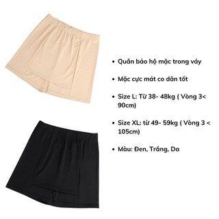 Quần Mặc Trong Váy Chống Lộ Jocosi Bảo Hộ, Chất Cotton Cao Cấp, Co Dãn Mặc Cực Mát Thoải Mái