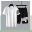 Bộ Thể Thao Nam Hè Thun Lạnh Mát Mẻ, Cộc Tay, Bộ Đồ Nam, Nữ 4 Sọc Hottrend Đủ size S-->2XL