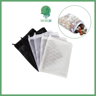 Túi Lưới Đựng Vật Liệu Lọc Cho Bể Cá - Khóa Kéo Media Filter Bag - Tiện Dụng, Dễ Dàng Vệ Sinh