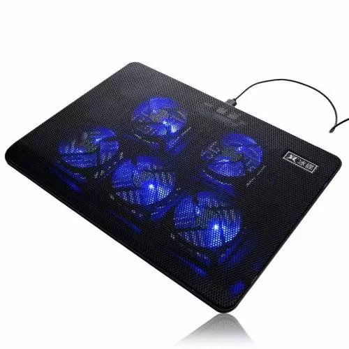 Đế Tản Nhiệt Laptop V5, 5 Quạt và Đế Tản Nhiệt Laptop COOLING PAD NCP-074. LKP
