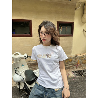 Áo Thun Nữ Baby Tee Coquette hình in siêu dễ thương - Kraken Drk cotton 2 chiều