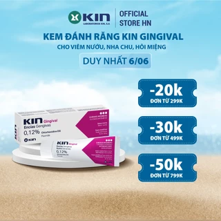 Kem Đánh Răng Kin Gingival Ngăn Ngừa Viêm Nướu, Hôi Miệng, Chảy Máu Chân Răng, Sát Khuẩn, Chống Sâu Răng 75ml