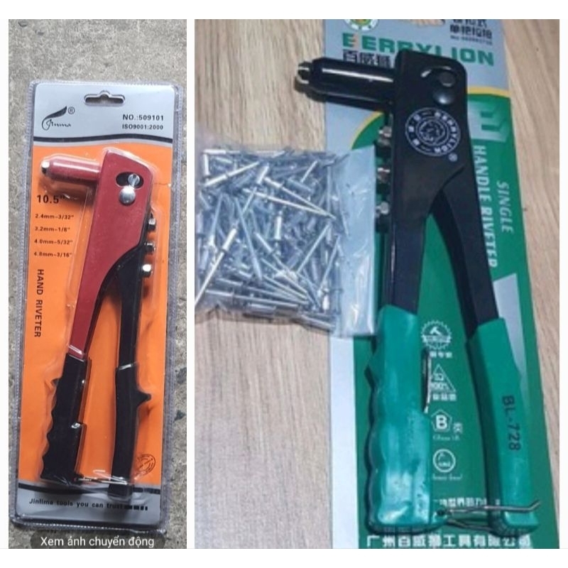 kìm rút,đinh rút nhôm, súng rút,đinh tán rút nhôm | Shopee Việt Nam