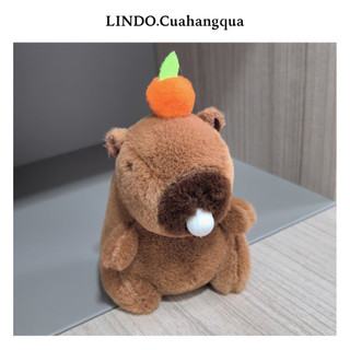 Móc Khóa Capybara Cute LINDOria, Móc Khóa Chuột Lang Nước, Treo cặp, balo, quà tặng dễ thương