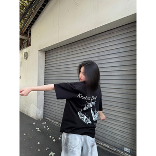 Áo Thun Unisex “ Butterfly ver 2 “ - Kraken Drk 100% cotton 2 chiều .