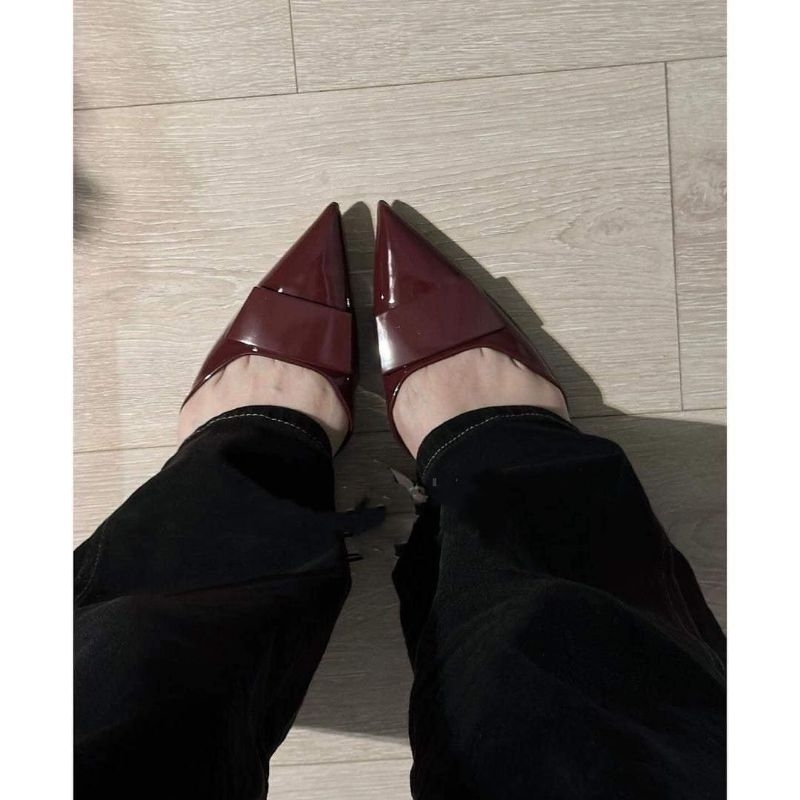 (BomoHouse) Giày bệt sandals mũi nhọn ZR* fulltag - dư xịn (36-38).