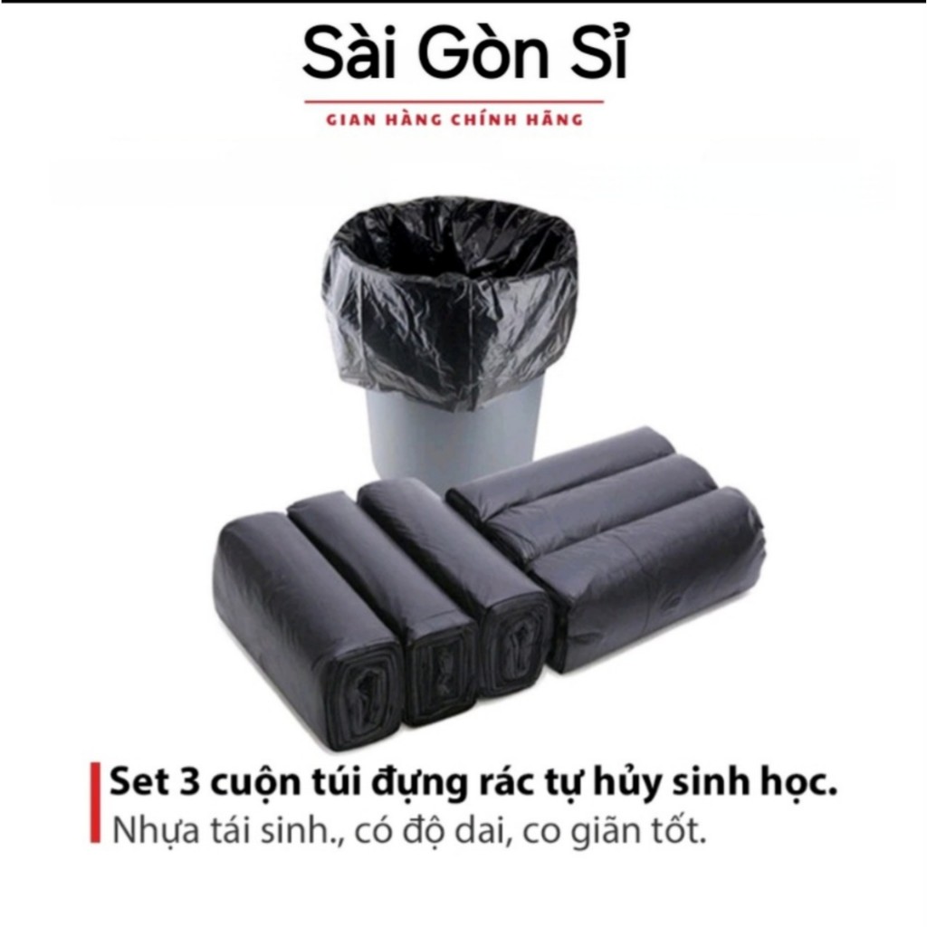 Túi Rác Đen Tự Phân Hủy, Túi Rác Sinh Học Tiện Dụng Bảo Vệ Môi Trường ...