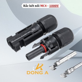 Ảnh 2 – Jack nối ượng mặt trời MC4-1000V, 1500V rắc nối, cút nối kết nối tấm năng lượng mặt trời chuyên dụng chống nước loại tốt