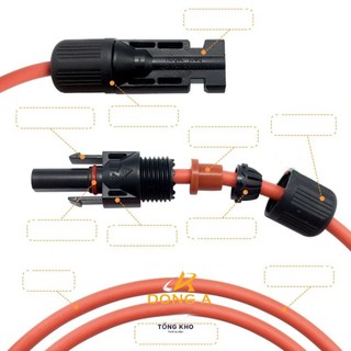 Ảnh 5 – Jack nối ượng mặt trời MC4-1000V, 1500V rắc nối, cút nối kết nối tấm năng lượng mặt trời chuyên dụng chống nước loại tốt
