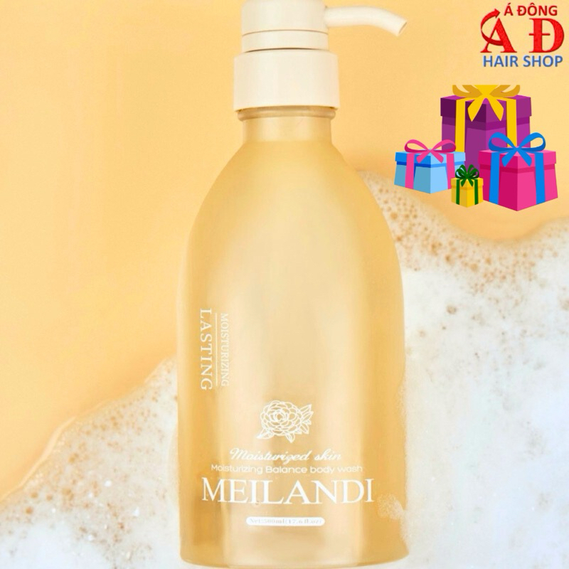 Sữa tắm hoa trà Nhật Bản Meilandi dưỡng ẩm da toàn thân - Travel size du lịch