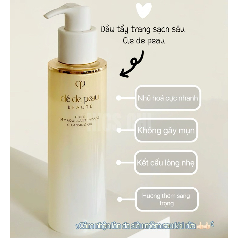 Cle top de peau cleansing oil 200ml