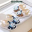Dép sandal trẻ em quai hậu cúc bấm cho bé trai bé gái 0-2 tuổi ShinHome - bánh bao