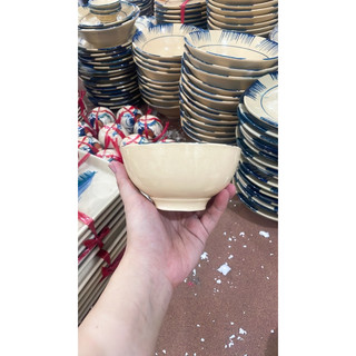 Chén Ăn Cơm Phết Xanh Lá Già Nam Bộ Size 12cm - Hàng Đẹp Không Chấm Chân - Gốm Xưa Cho Người Hoài Niệm - Gốm Lái Thiêu