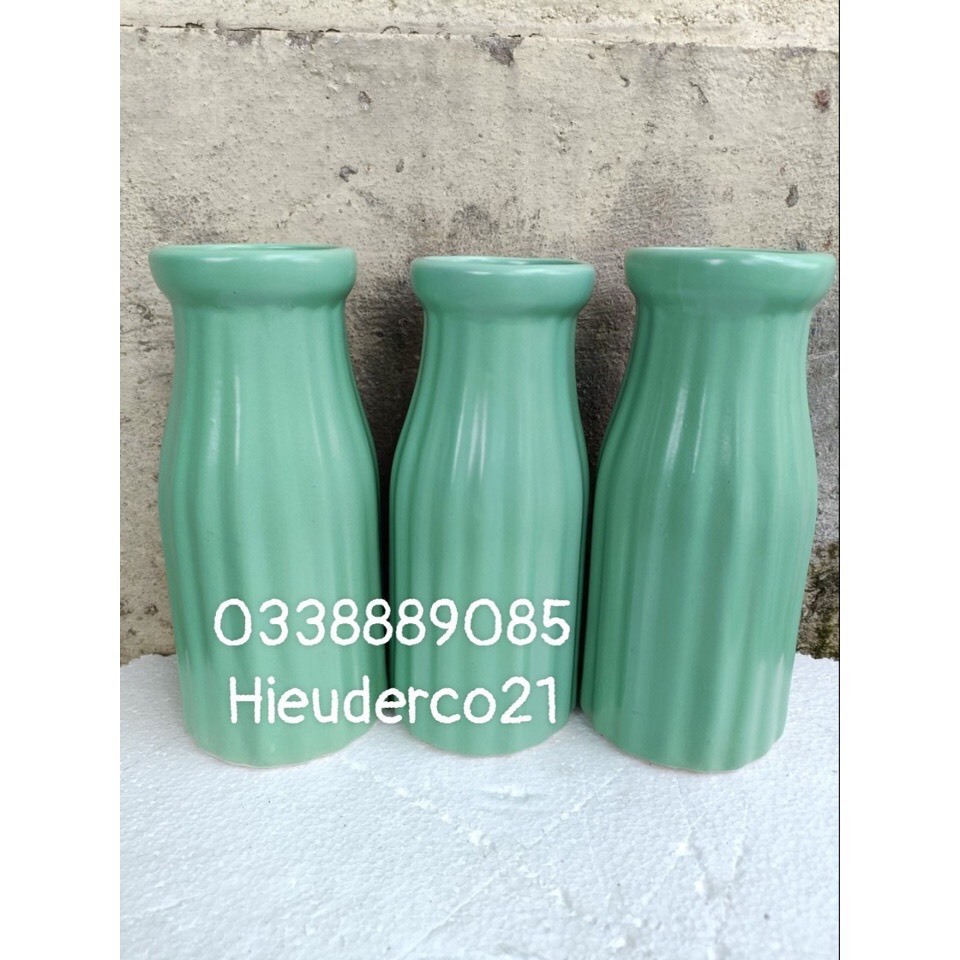 Lọ hoa gốm sứ men lạnh đủ màu - Lọ cắm hoa gốm sứ Bát Tràng siêu xinh