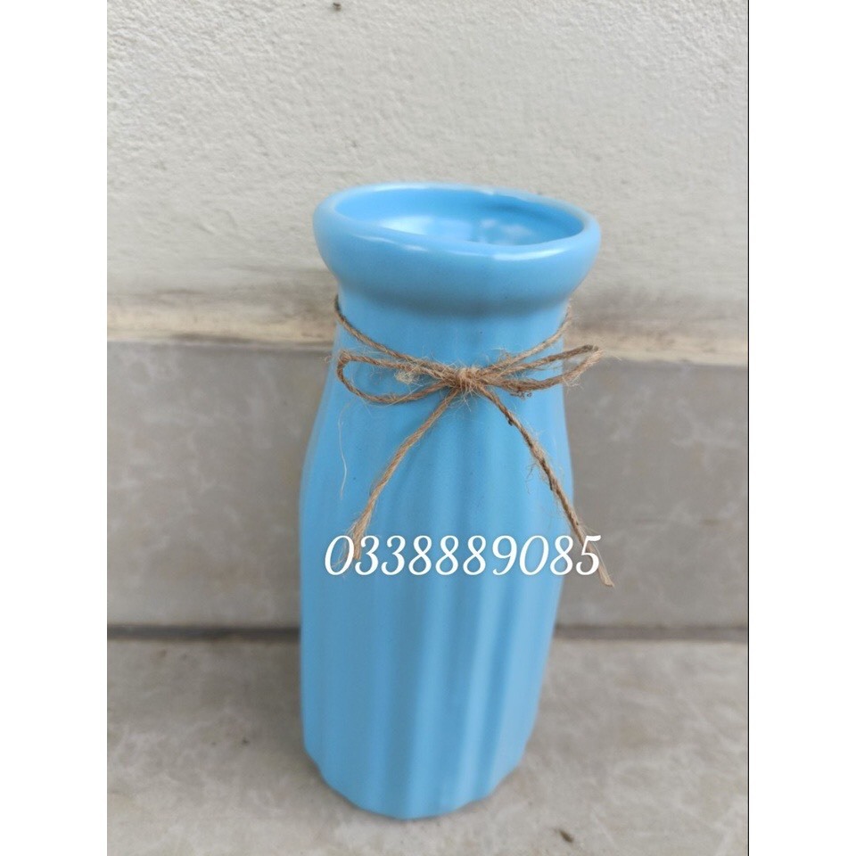 Lọ hoa gốm sứ men lạnh đủ màu - Lọ cắm hoa gốm sứ Bát Tràng siêu xinh