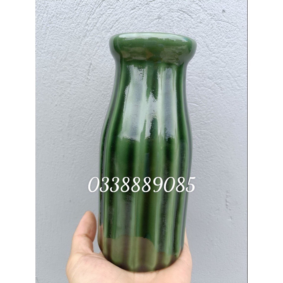Lọ hoa gốm sứ men lạnh đủ màu - Lọ cắm hoa gốm sứ Bát Tràng siêu xinh