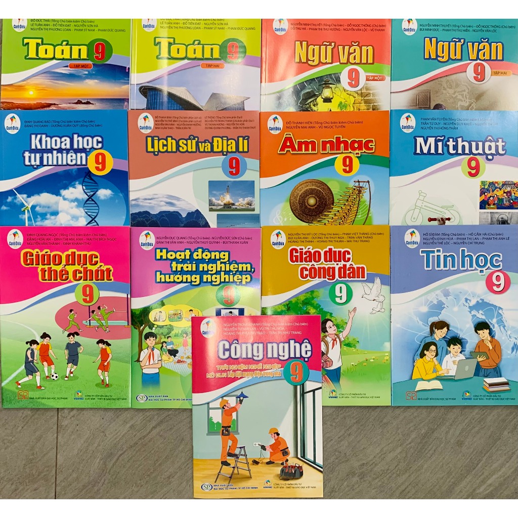 Ảnh Sách - Sách giáo khoa lớp 9 - chương trình cánh diều (lẻ) + bán kèm 1 quyển vở viết 1