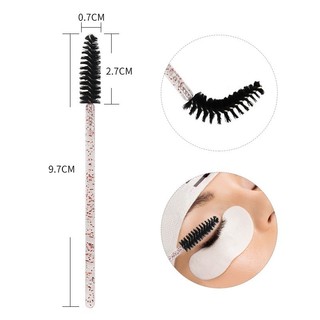 Chổi Chải Mi Kim Tuyến, Dụng Cụ Chải Mày Chải Mi Chuyên Dùng Cho Makeup Chải Sáp Đánh Mày 88805