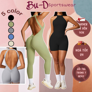 Bộ đồ tập thể thao gym,yoga nữ liền thân jumsuiy mẫu thiết kế cao cấp(suit602)