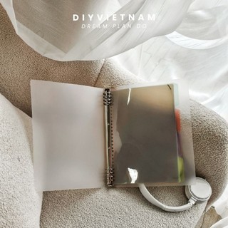 Sổ Còng Nhựa Cứng B5/A5 8 Còng – Kèm Giấy Refill + Phân Mục | Binder Notebook Chống Nước, Tháo Lắp Tiện Lợi