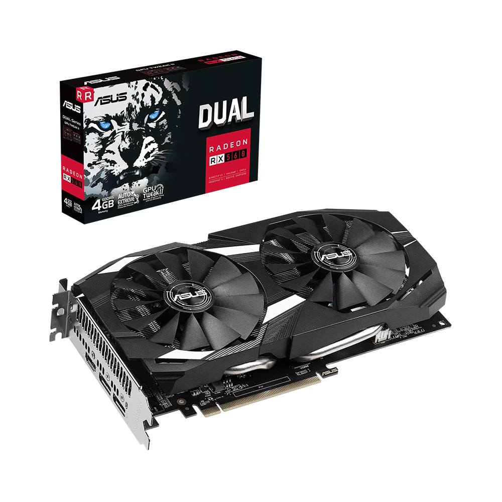 VGA ASUS RX 560 DUAL 4GB 2 FAN (90YV0HG0-M0NA00) | Shopee Việt Nam