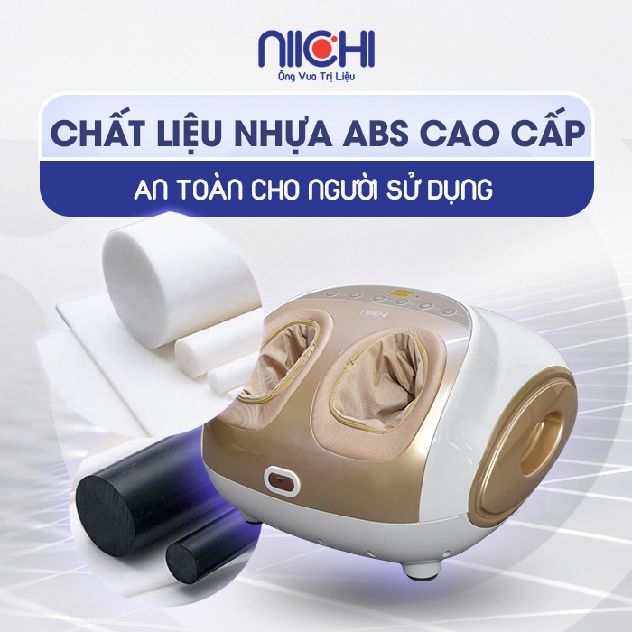 Máy Massage Chân Niichi NA-309 – Con Lăn 3D Nhật Bản, 16 Huyệt Đạo