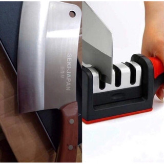 T&T0064 Dụng cụ mài dao kéo đa năng 3 cấp độ cầm tay mài nhanh bén siêu tiện lợi
