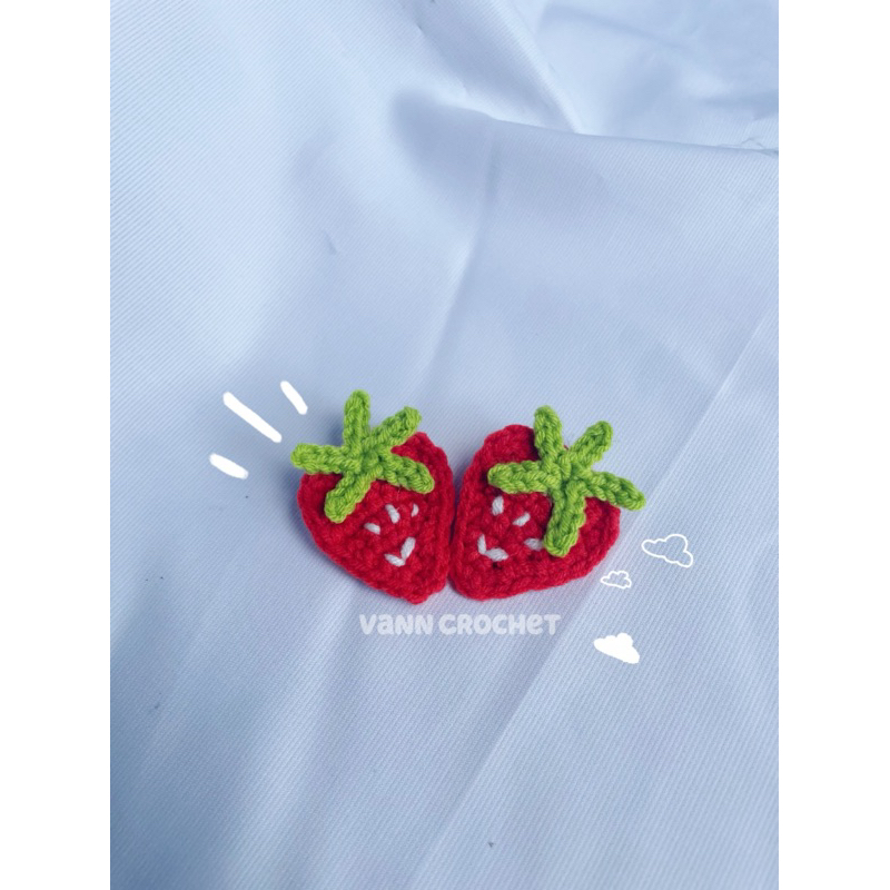 ẢNH THẬT - KẸP TÓC DÂU TÂY 🍓