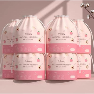 T&T0067 Cuộn giấy siêu dạ quả đào ANIMERRY sang xịn mịn bông tẩy trang
