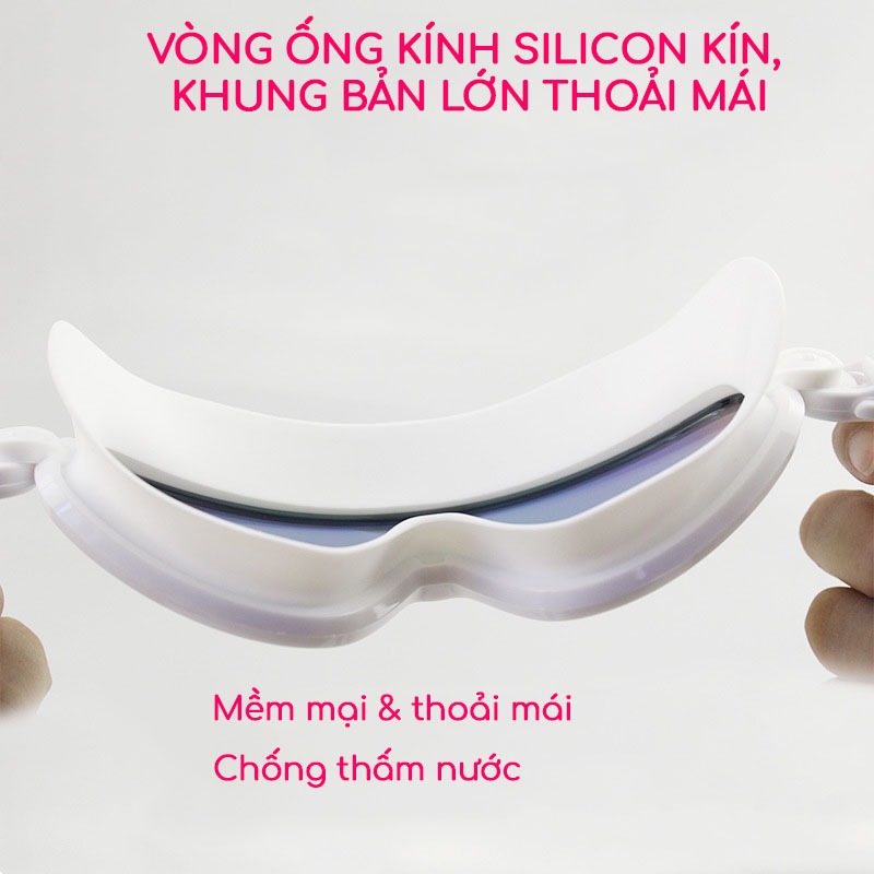 Kính bơi SPORTY 2100 góc nhìn 180 độ cản tia UV, sương mờ dành cho người lớn và trẻ em từ 8 tuổi