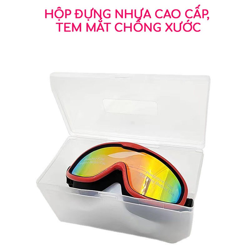 Kính bơi SPORTY 2100 góc nhìn 180 độ cản tia UV, sương mờ dành cho người lớn và trẻ em từ 8 tuổi