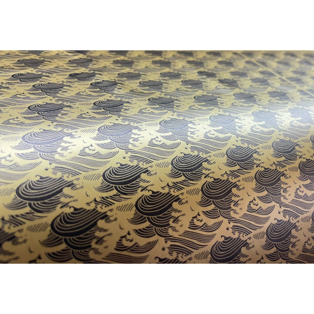 Skin dán DJI RS4  / DJI RS4 Pro (2024) mẫu Wave Titanium Gold | Film 3M vân nổi | Miếng dán trang trí