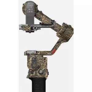 Skin dán DJI RS4 / DJI RS4 Pro (2024) mẫu Wave Titanium Gold | Film 3M vân nổi | Miếng dán trang trí
