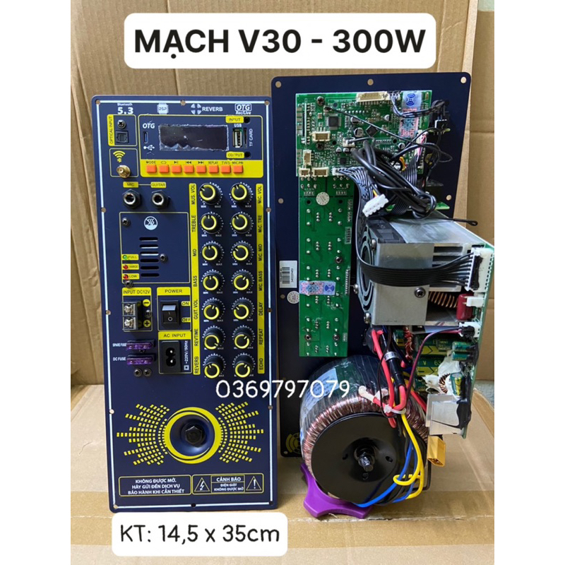 MẠCH LOA KÉO V30 CÔNG SUẤT 300W KÍCH THƯỚC 14.5x35CM | Shopee Việt Nam