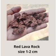 Nguyên bao 25kg đá lava nham thạch đỏ/ đen, lọc nước bể cá, làm nền bể, trồng cây, trải sân vườn... đủ kích cỡ