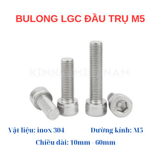 Ốc - Bulong Lục Giác Inox 304 M5 (5mm)