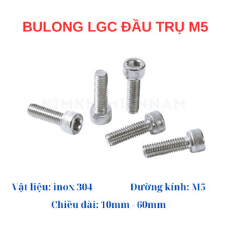 Ốc - Bulong Lục Giác Inox 304 M5 (5mm)