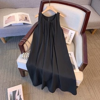 Váy yếm dáng suông chất đũi nhăn mềm mát thoải mái, mặc nhà, đi chơi, mặc bầu. đầm yếm dáng suông