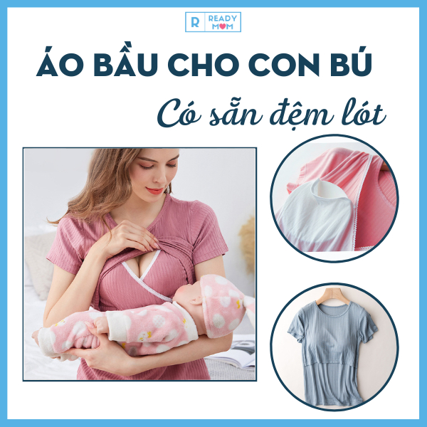 Áo Bầu Cho Con Bú | Vải Modal | Mặc Nhà | Sau Sinh Cho Con Bú | Hàng ...