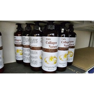 Gội Xả phục hồi dưỡng ẩm Natural Collagen Luca 120ml - 500ml - 800ml