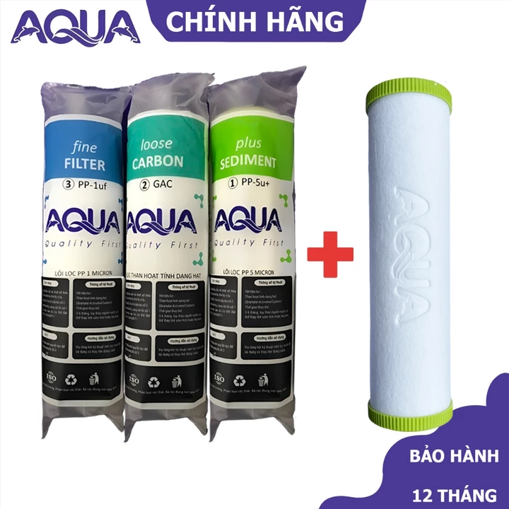 Combo Genuine Water Filter Cartridge AQUA