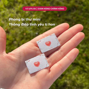 Phong bì thư mini trang trí cho Hộp thư Tình Yêu Cupid Love Box, Phụ kiện dễ thương Handmade Scrapbook cho sổ tay