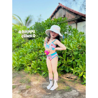 Bộ bé gái,Sét bikini badblood cho bé 10 đến 30kg