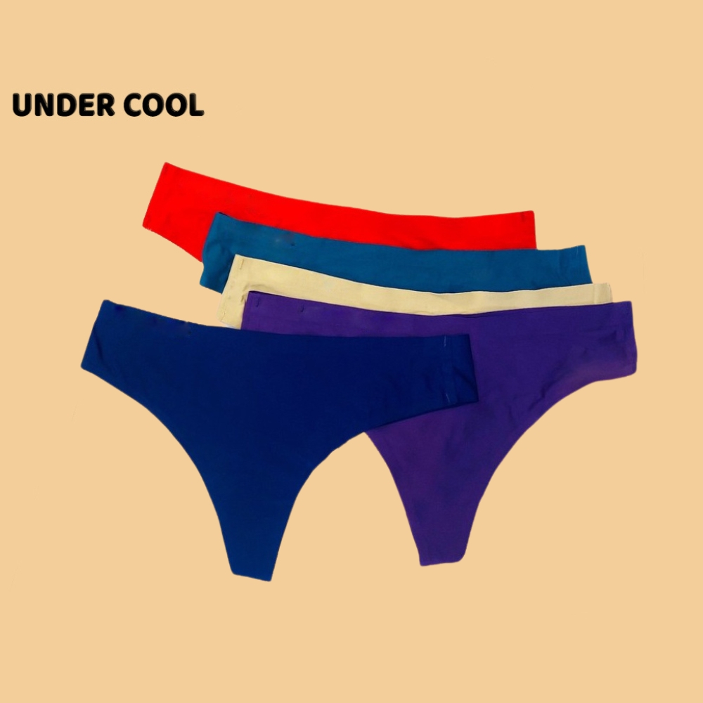 Quần lót lọt khe UNDERCOOL đúc su thông hơi thoáng mát - quần chíp dây su QL13